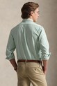 Бавовняна сорочка Polo Ralph Lauren 710953704 зелений AW25