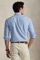 Βαμβακερό πουκάμισο Polo Ralph Lauren 710974543 μπλε AW25