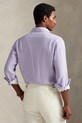 Polo Ralph Lauren koszula lniana 710974546 fioletowy AW25