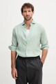 Polo Ralph Lauren koszula lniana regular zielony 710974546