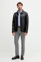 Памучна риза BOSS BECKHAM X BOSS 50554813 тъмносин AW25