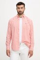 Bavlněná košile Tommy Hilfiger regular oranžová MW0MW39451
