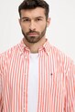Bavlněná košile Tommy Hilfiger oranžová MW0MW39451