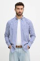 Tommy Hilfiger koszula bawełniana wzorzyste fioletowy MW0MW39451