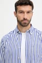 Tommy Hilfiger cămașă din bumbac violet MW0MW39451