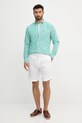 Хлопковая рубашка Tommy Hilfiger MW0MW39451 зелёный AW25
