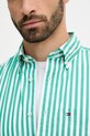Хлопковая рубашка Tommy Hilfiger MW0MW39451 зелёный