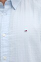 Tommy Hilfiger koszula bawełniana MW0MW39446 niebieski
