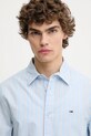 Tommy Jeans koszula bawełniana niebieski DM0DM21693