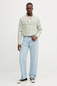 Tommy Jeans koszula bawełniana DM0DM21701 zielony AW25