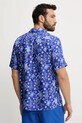 Vilebrequin cămașă de mătase CHARLI HARCW227 violet AW25