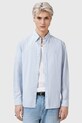 AllSaints cămașă din bumbac SAINT M087SC albastru