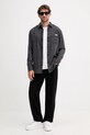 Calvin Klein Jeans koszula bawełniana LV040BM733 szary AW25