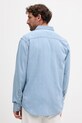 Odzież Calvin Klein Jeans koszula bawełniana LV040BM796 niebieski