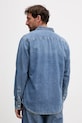 Odzież Calvin Klein Jeans koszula jeansowa LV040EM774 niebieski