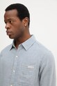 Βαμβακερό πουκάμισο Calvin Klein Jeans μπλε LV04RC706G