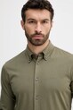 BOSS Orange koszula bawełniana zielony 50543089