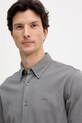 BOSS Orange koszula bawełniana szary 50543089