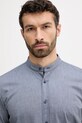 BOSS Orange cămașă din bumbac albastru 50543101