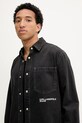 Karl Lagerfeld Jeans koszula jeansowa czarny A3M16001