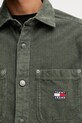 Tommy Jeans koszula sztruksowa DM0DM22016 zielony