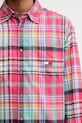 Бавовняна сорочка Tommy Jeans рожевий DM0DM22020