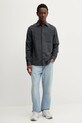 Памучна риза Tommy Jeans DM0DM22023 сив AW25