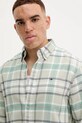 Хлопковая рубашка Tommy Jeans зелёный DM0DM22024