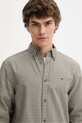 Tommy Jeans koszula bawełniana zielony DM0DM22025