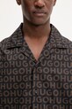 HUGO koszula bawełniana 50545377 brązowy