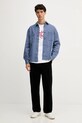 United Colors of Benetton koszula jeansowa 5QHDUQ060 niebieski AW25