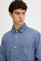 United Colors of Benetton koszula jeansowa niebieski 5QHDUQ060