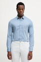 Armani Exchange koszula z elastanem niebieski 8NZCBD.ZN10Z.