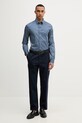 Armani Exchange košeľa pánska bavlnená s elastanom 8NZCBD.ZN10Z. modrá SS26
