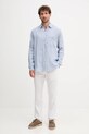 Ленена риза Frescobol Carioca 2589.683 син AW25