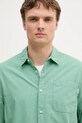 Pepe Jeans cămașă din bumbac verde PM309075