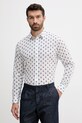 Pepe Jeans koszula bawełniana wzorzyste biały PM309091