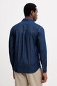 Îmbrăcăminte Sisley cămașă jeans 51WVSQ04V bleumarin