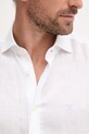 Hackett London koszula lniana HM3010346 biały