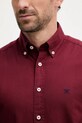 Hackett London koszula bawełniana HM3010508 bordowy