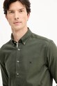 Hackett London koszula bawełniana zielony HM3010413