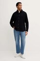 Menčestrová košeľa Diesel S-SIMPLY-AJFQ A19384.0AJFQ tmavomodrá AW25