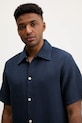 Marc O'Polo koszula bawełniana granatowy 5000006546