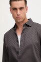 Бавовняна сорочка Armani Exchange сірий XM001142.AF13131
