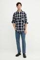 Armani Exchange koszula bawełniana XM001149.AF16626 granatowy AW25