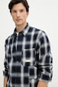 Armani Exchange koszula bawełniana granatowy XM001149.AF16626
