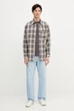 Armani Exchange koszula bawełniana XM001149.AF16626 szary AW25