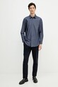 Armani Exchange koszula bawełniana XM001716.AF17528 granatowy AW25