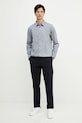 Armani Exchange koszula bawełniana XM001869.AF18837 niebieski AW25
