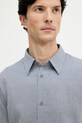 Armani Exchange koszula bawełniana niebieski XM001869.AF18837